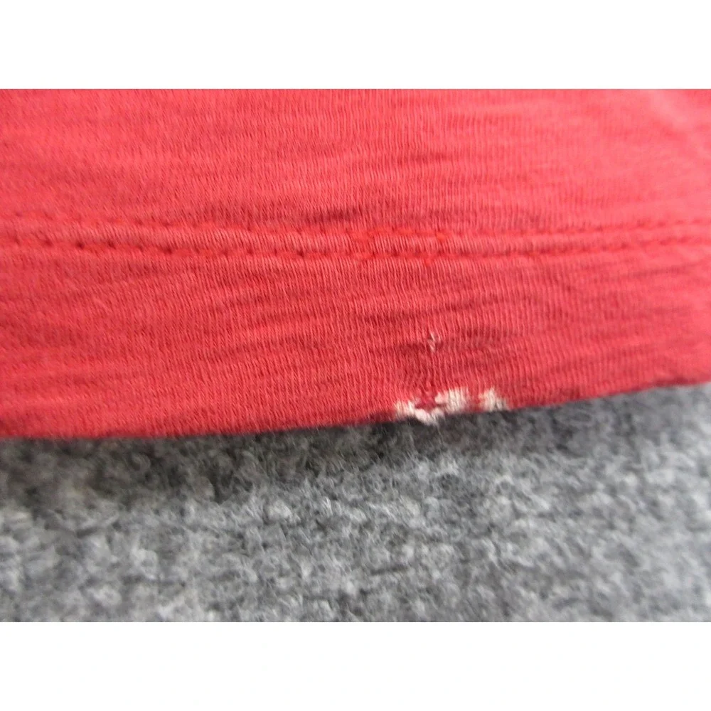 VINTAGE Polo Ralph Lauren Shirt Mens 2XL Red Henley Big RLPC Activewear Outdoors